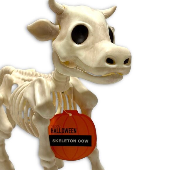 Skeleton Farm Halloween Decor Skeleton Cow & Skeleton Pony Statue. NEW! NWT! - Picture 4 of 8